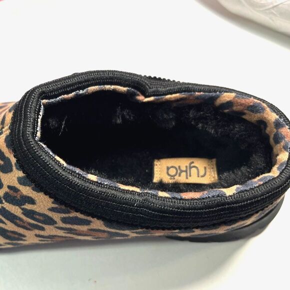 Ryka Women's Stellar Mule Cheetah Fur Lined SZ 8-1/2 NEW - Picture 6 of 7